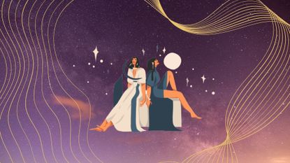 women stars sky astrology, representing april astrology events