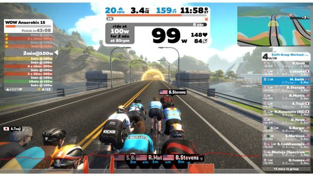 Zwift group workout