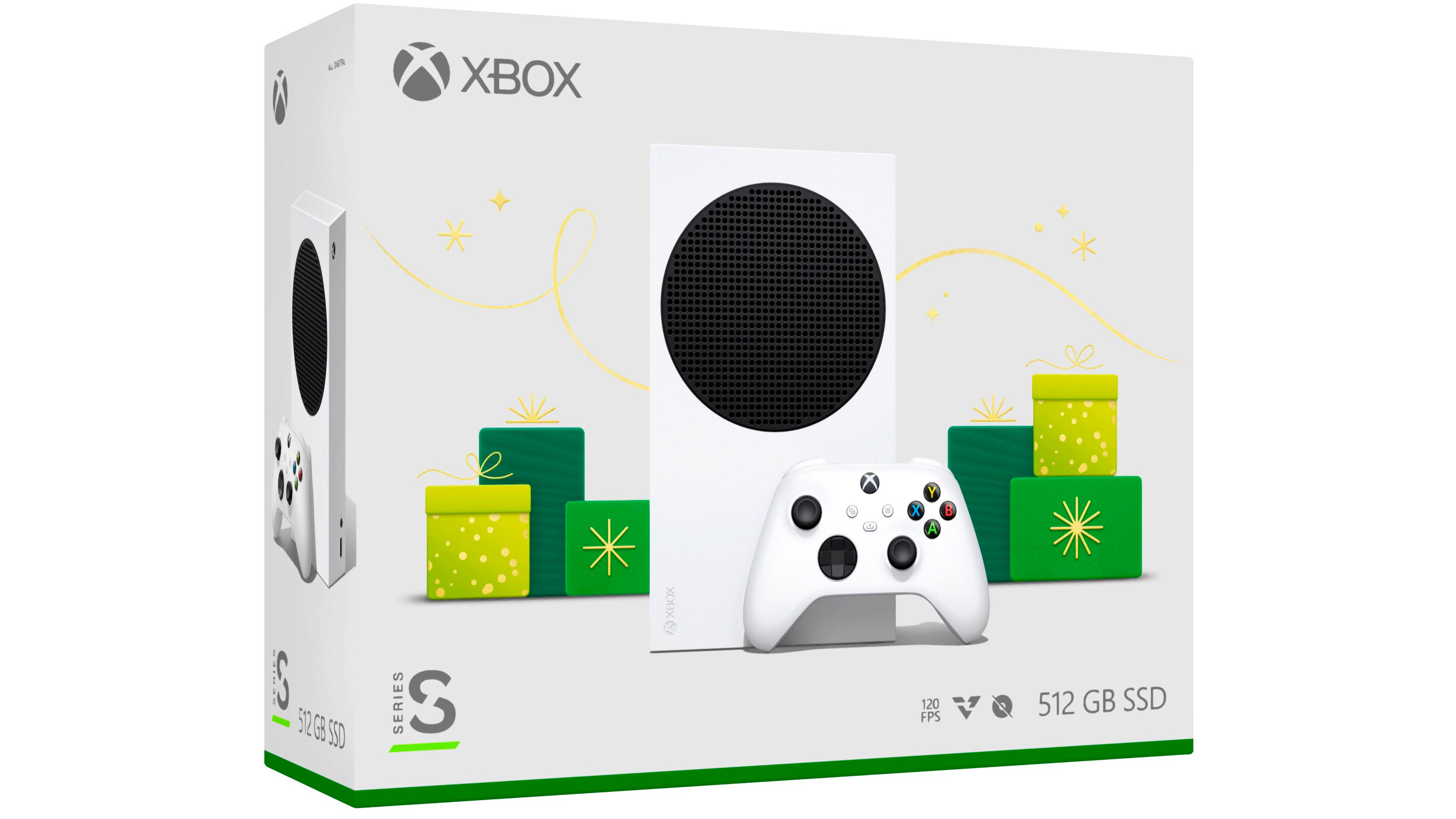 Xbox Series S holidays box.