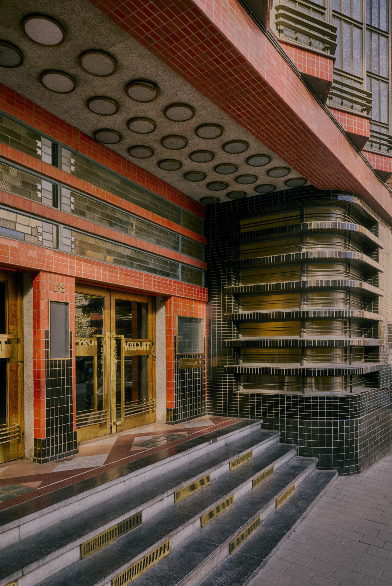 belgian modernism, colourful spaces of the post war 20th century
