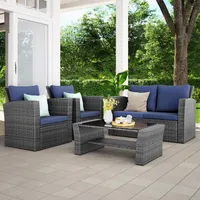 Wisteria Lane 4 Piece Outdoor Patio Furniture Set (Blue): was $459 now $311 @ Amazon