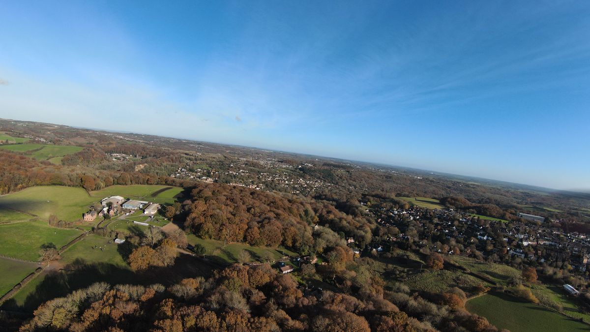 Sample image from DJI FPV drone