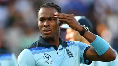 Jofra Archer made his England debut in the World Cup