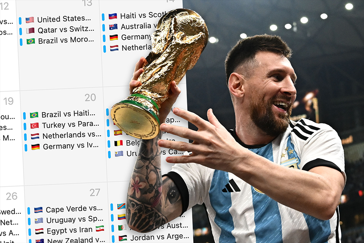 World Cup 2026 calendar
