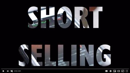 Short selling video tutorial still