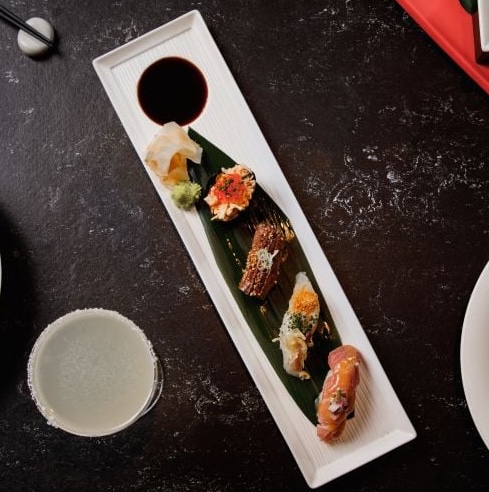 A dish at Nobu Portland Square