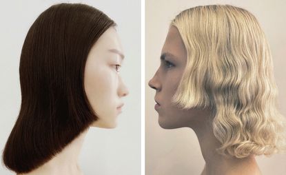 Image from Prada hair stylist Guido Palau’s #Hairtests book 