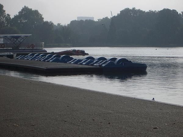 When most people pedal around the Serpentine, this is what they are using...