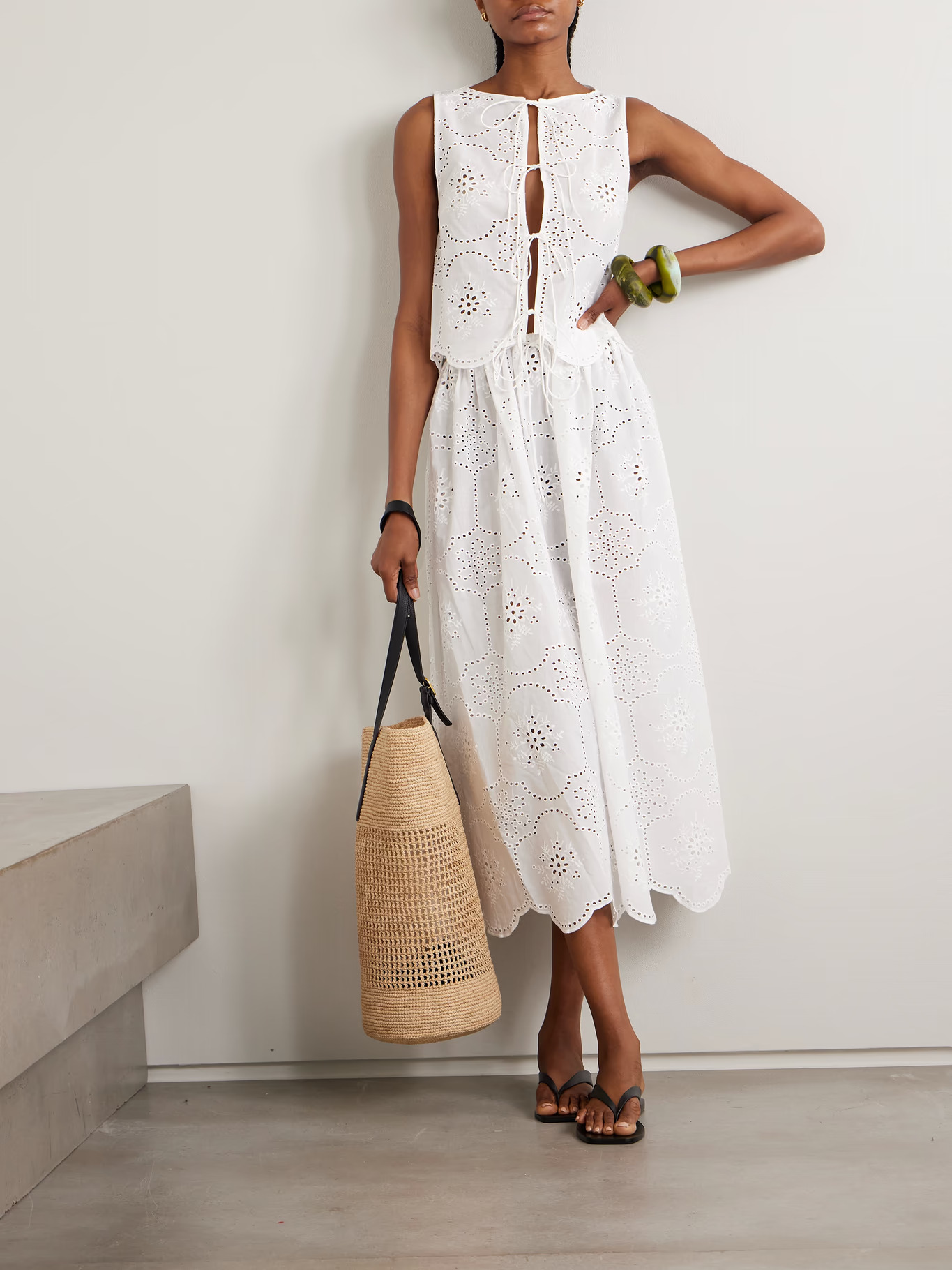 Broderie anglaise top from Matteau