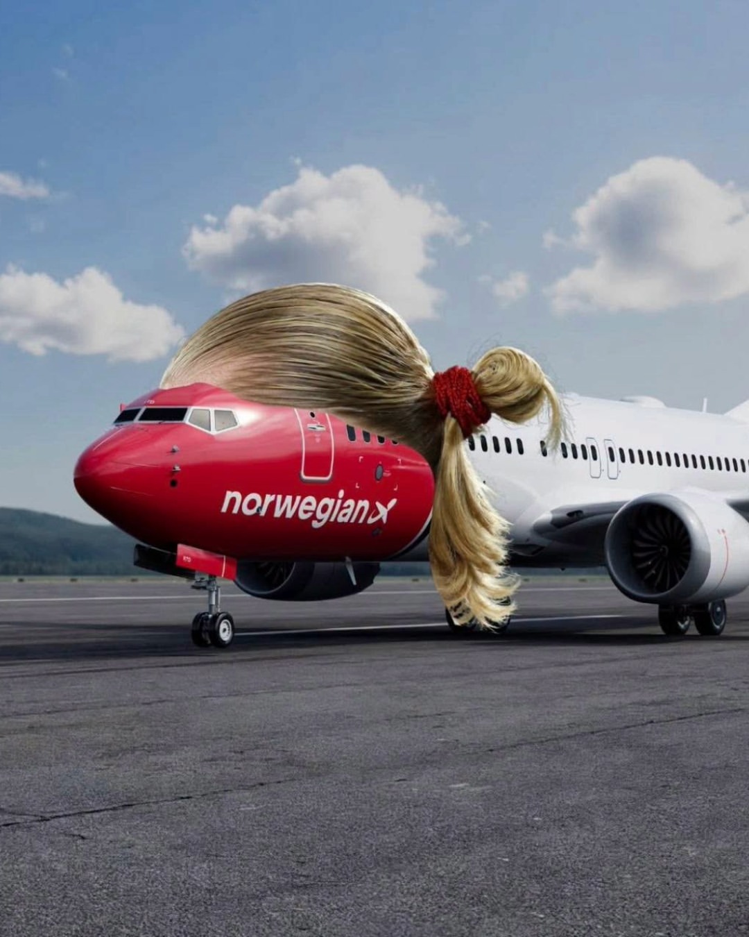 Norwegian Air social post