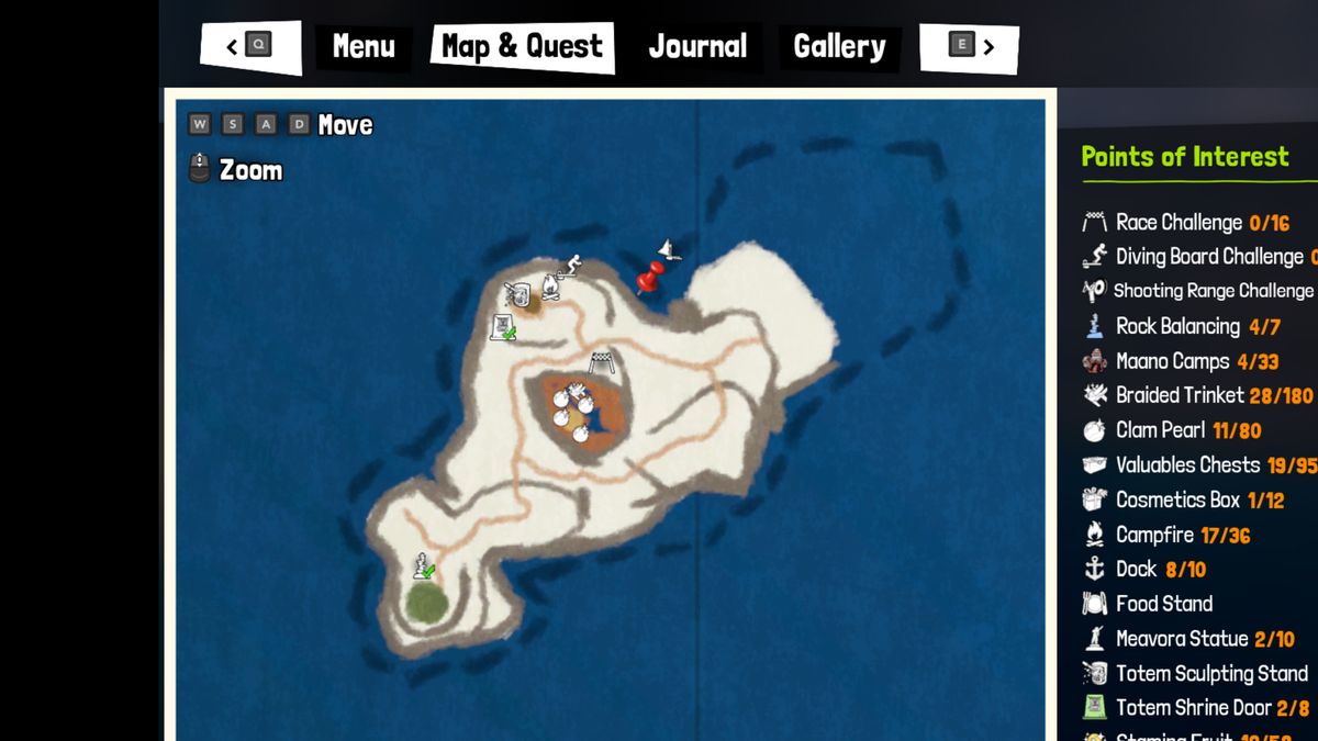Tchia treasure map