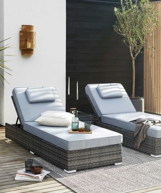 Camber Sun Lounger Set from Furniture Village