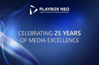 PlayBox Neo 25th anniversary graphic