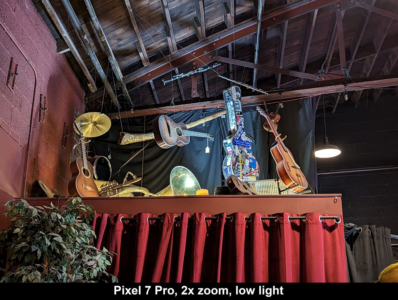 Low light photo samples from the Google Pixel 7 Pro at 2x zoom