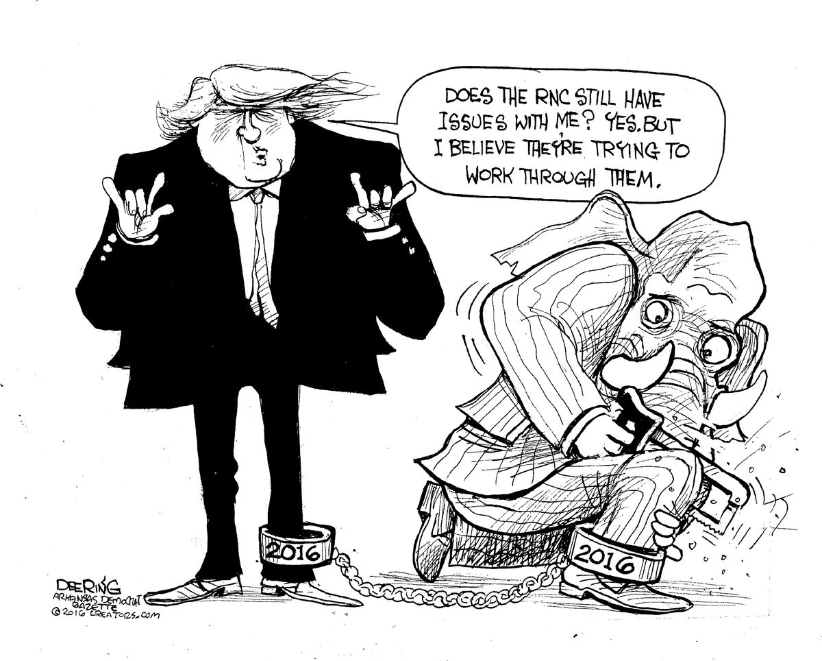 Political cartoon 2016 Trump RNC | The Week