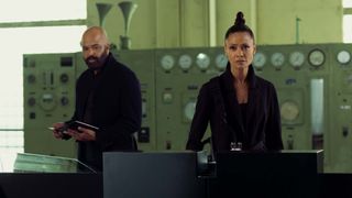 Jeffrey Wright and Thandiwe Newton in HBO's 'Westworld'.