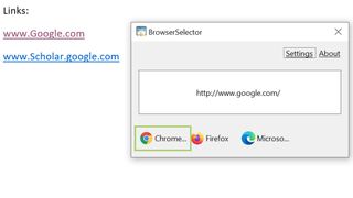 How to enable dynamic browser selection on Windows 10