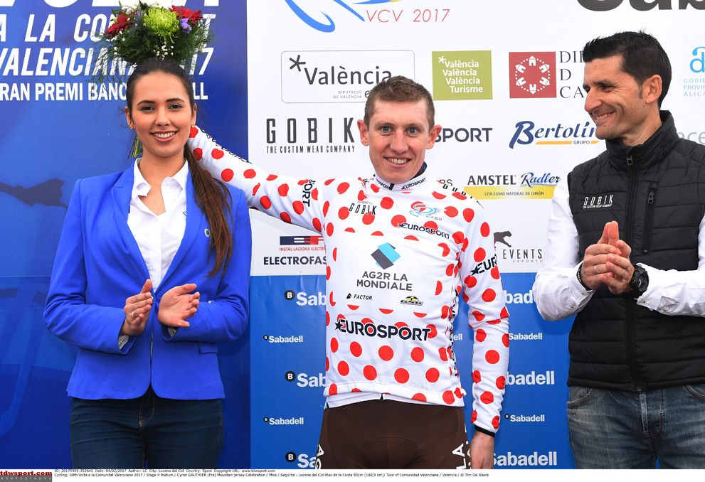 Cyril Gautier (AG2R La Mondiale) made the break once again