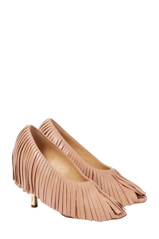 Chloé Mona fringed leather pumps