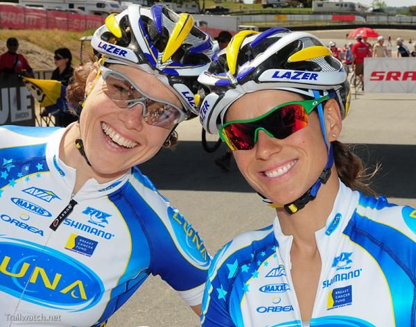 Georgia Gould and Katerina Nash (Luna Pro Team)