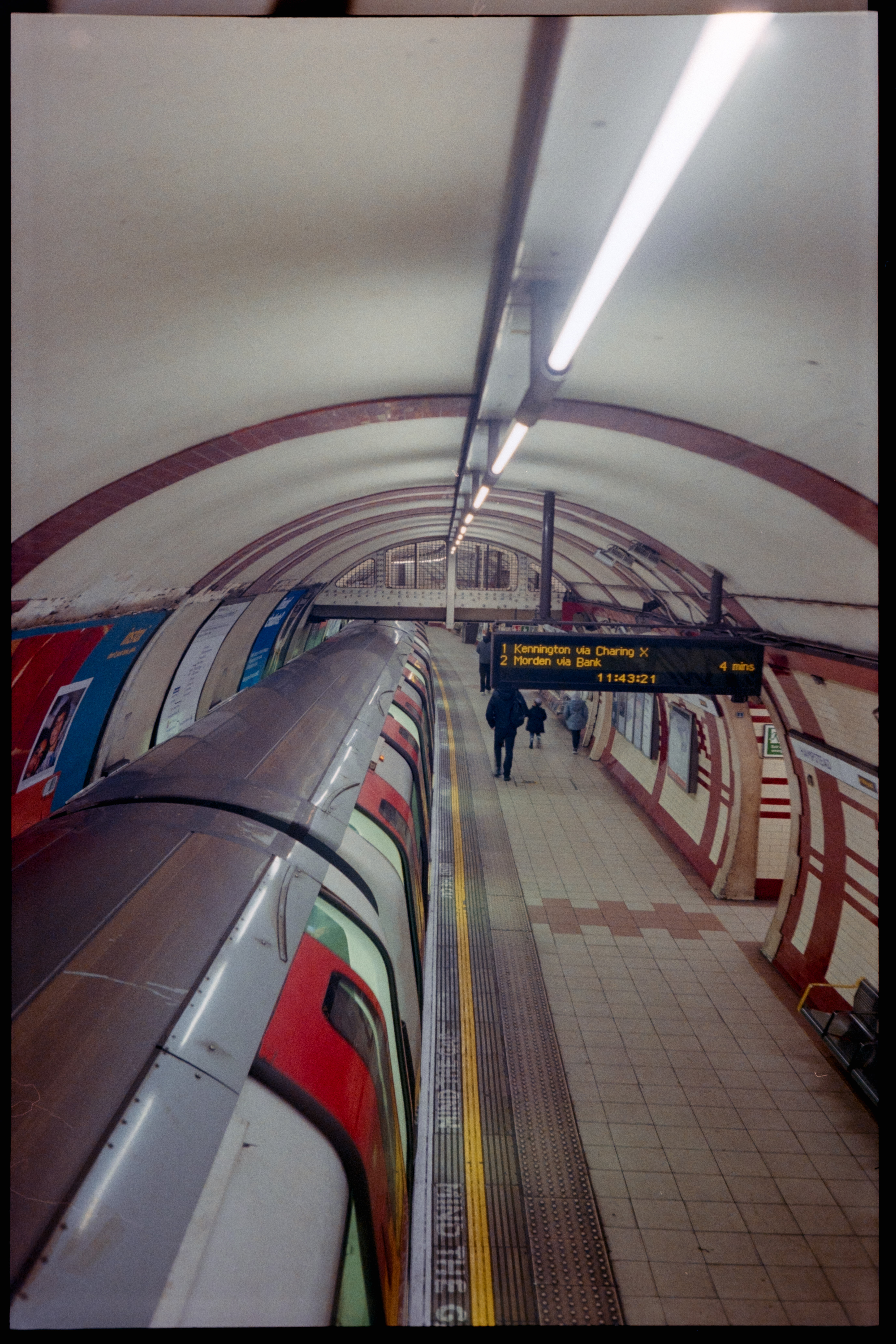 London underground tube platform