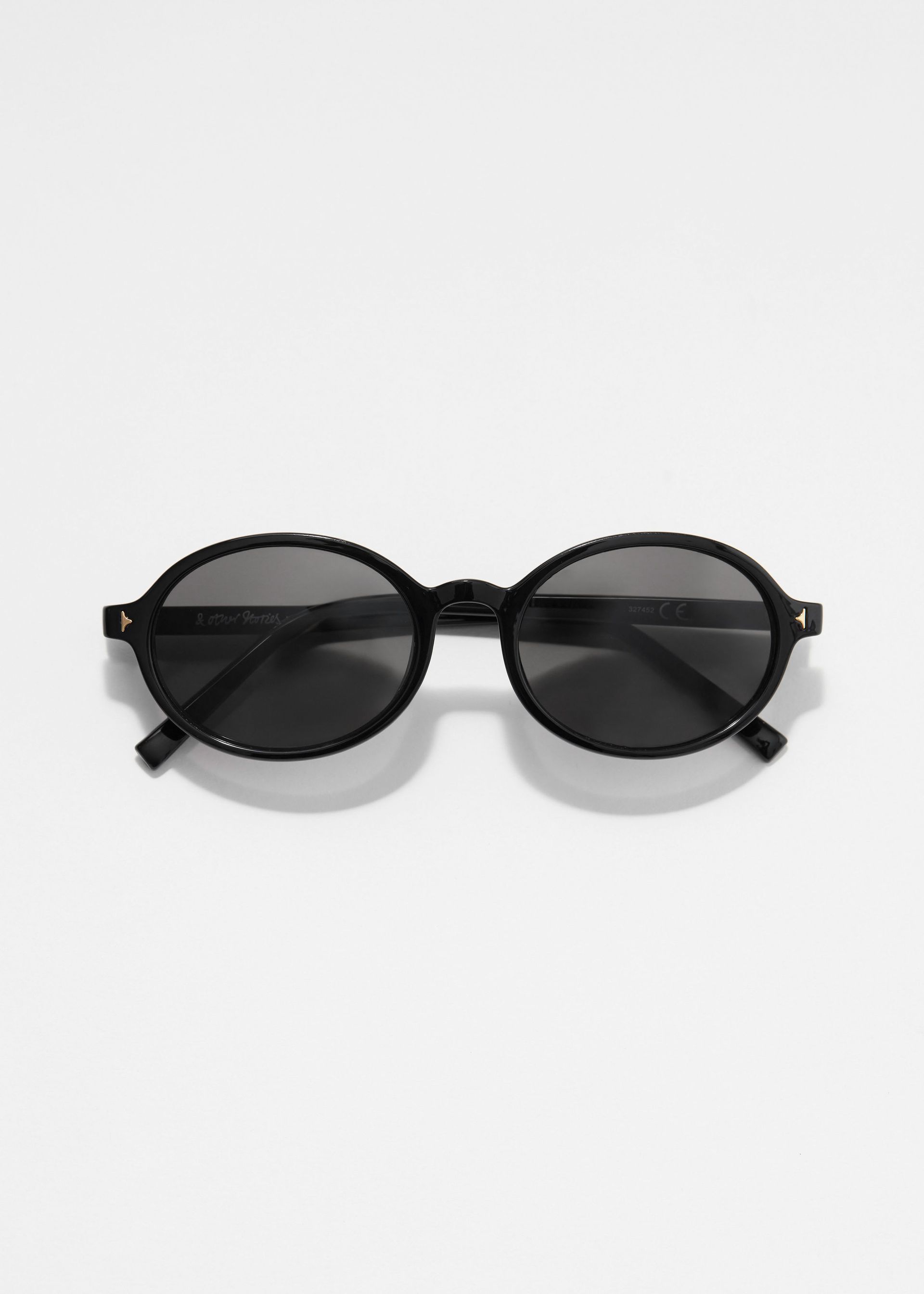 Oval-Frame Sunglasses