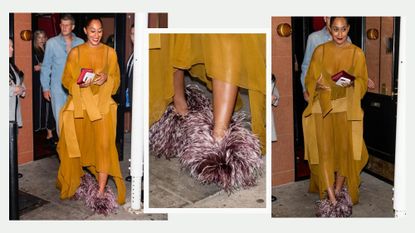 Tracee Ellis Ross wearing Ferragamo