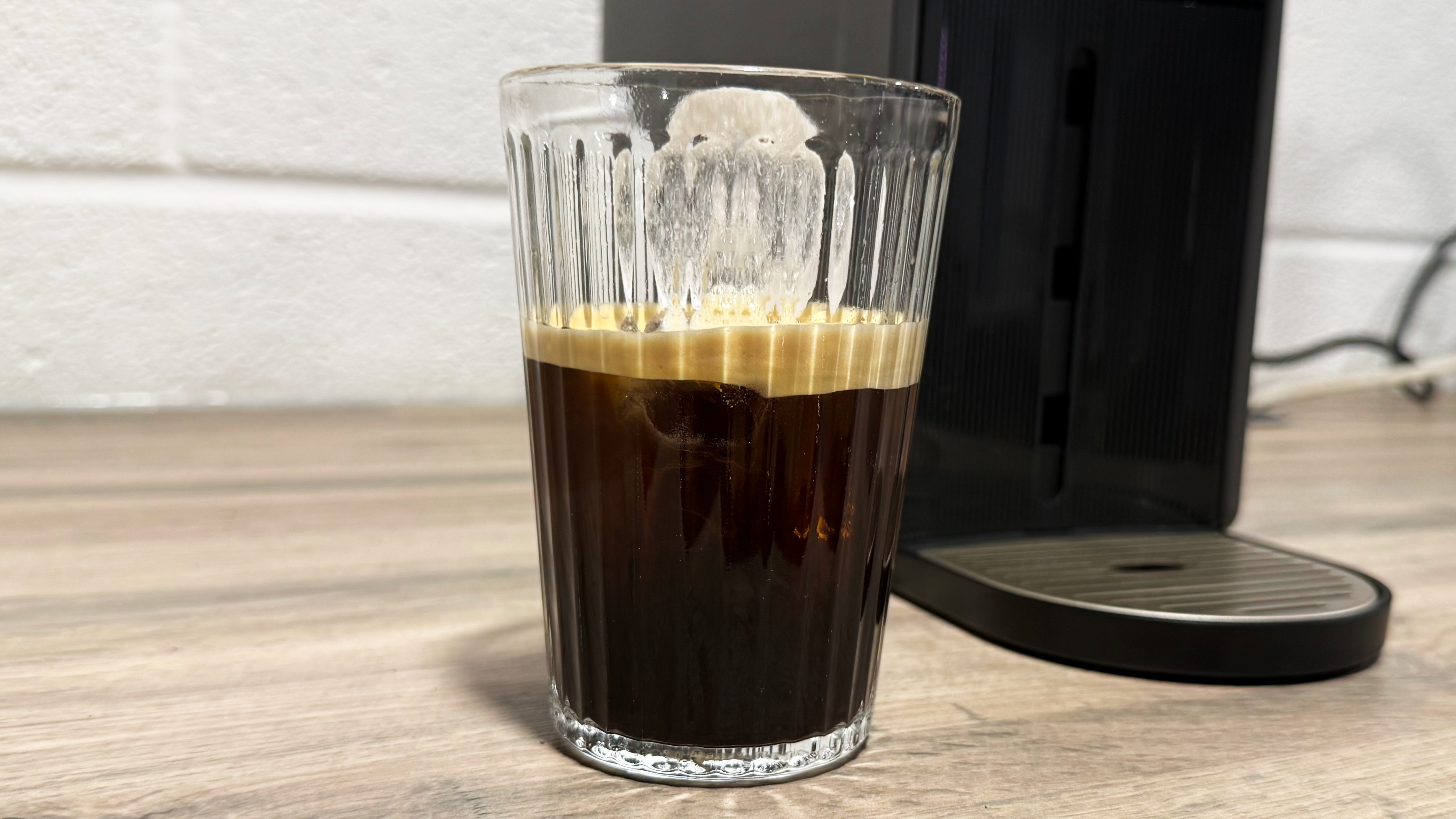 a coffee made on the nespresso vertuo up