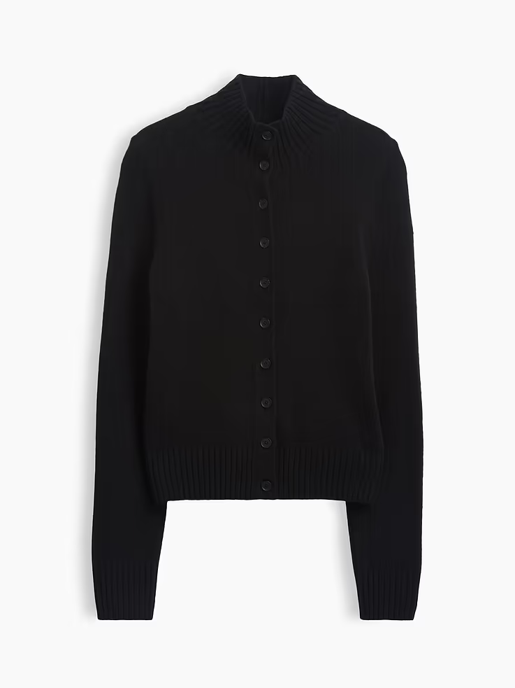 Gap, Cashsoft Mockneck Cardigan Sweater