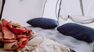 Two pillows on a sleeping pad