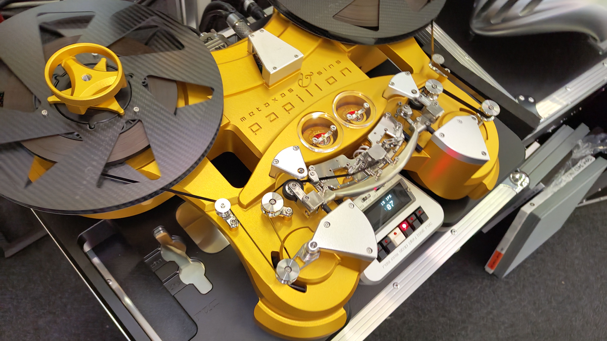 Metaxas and Sins Papillon reel-to-reel tape deck