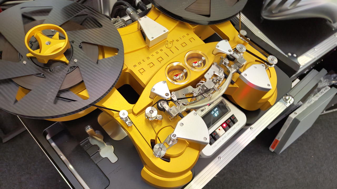 Metaxas and Sins Papillon reel-to-reel tape deck