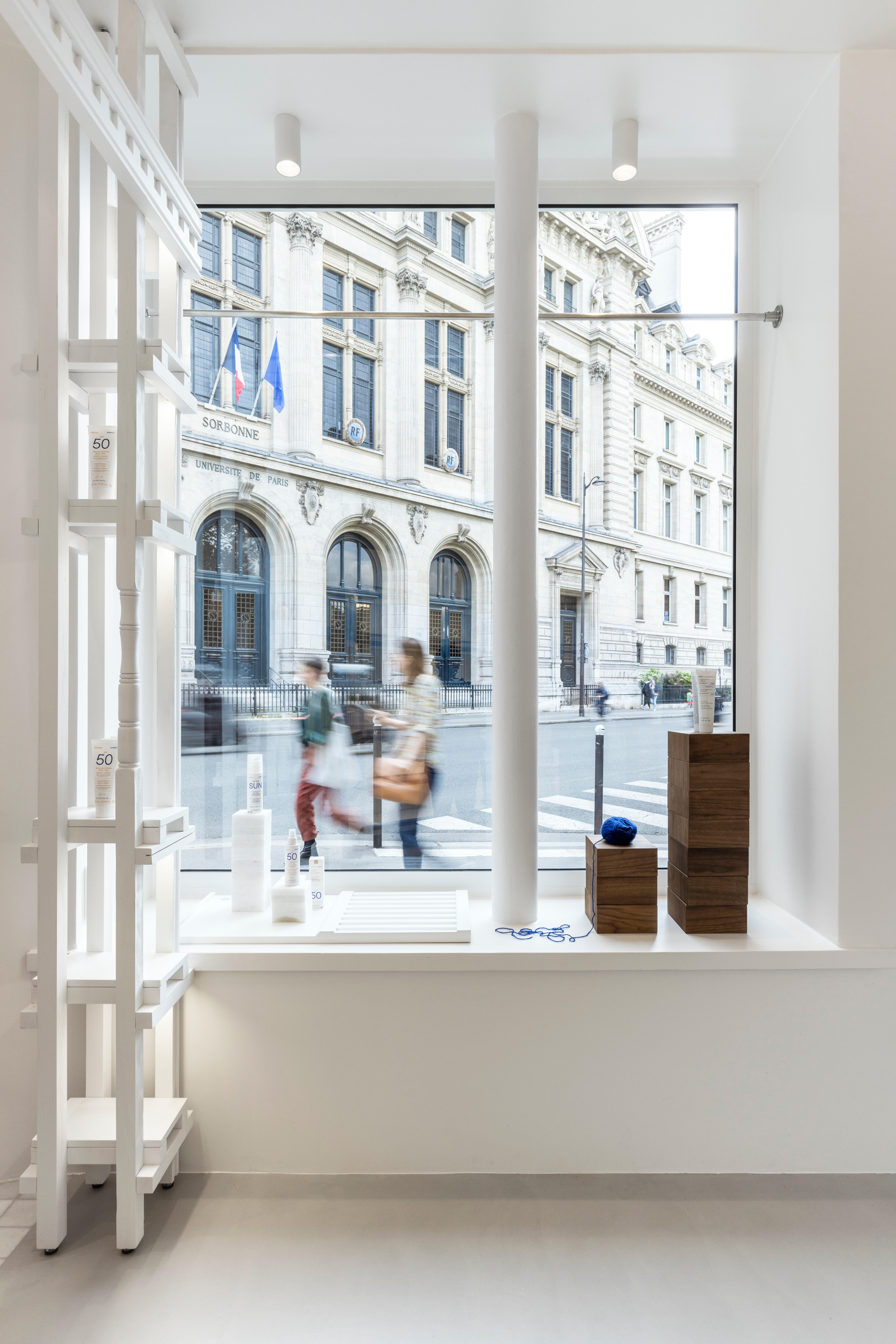 Korres Sorbonne Paris store design by Trail Practice