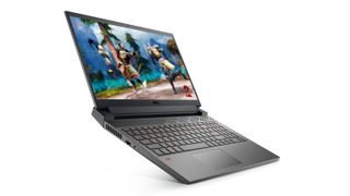 Dell G15 gaming laptop side view