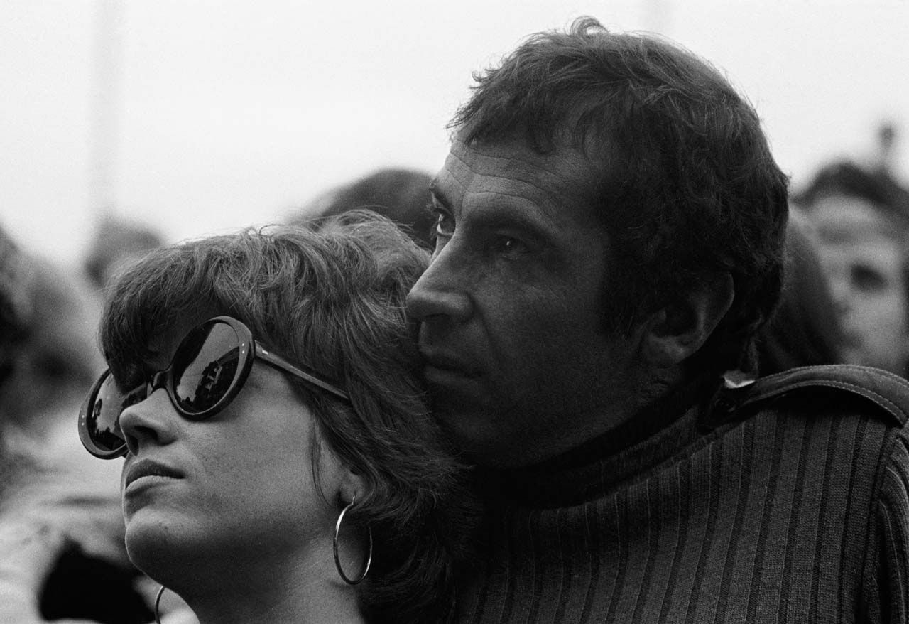 Jane Fonda and husband Roger Vadim