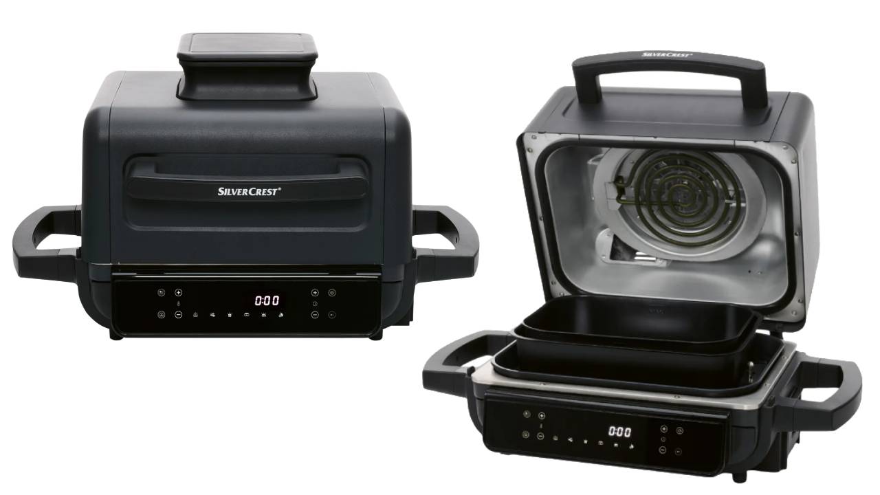 Silvercrest Air Fryer with Grill &amp;amp; Smoker