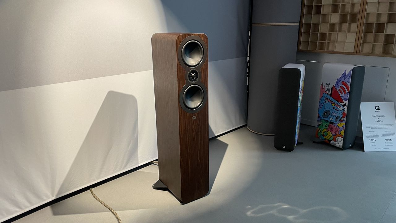 Q Acoustics 3050c floorstnader at High End Munich