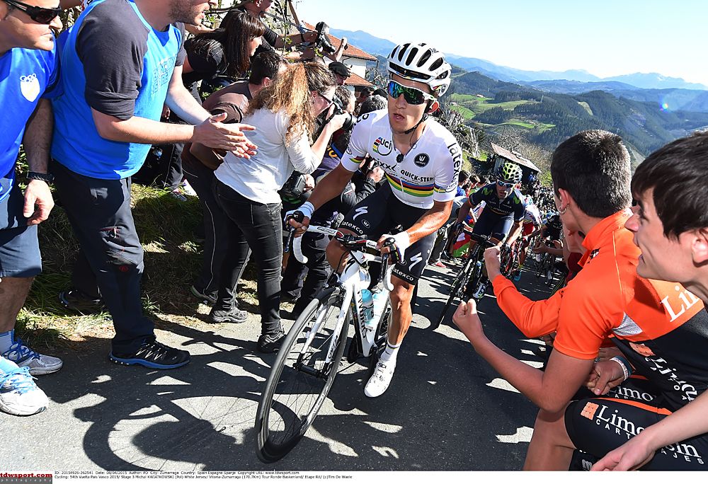 World champion Michal Kwiatkowski (Etixx-QuickStep) on the Antigua