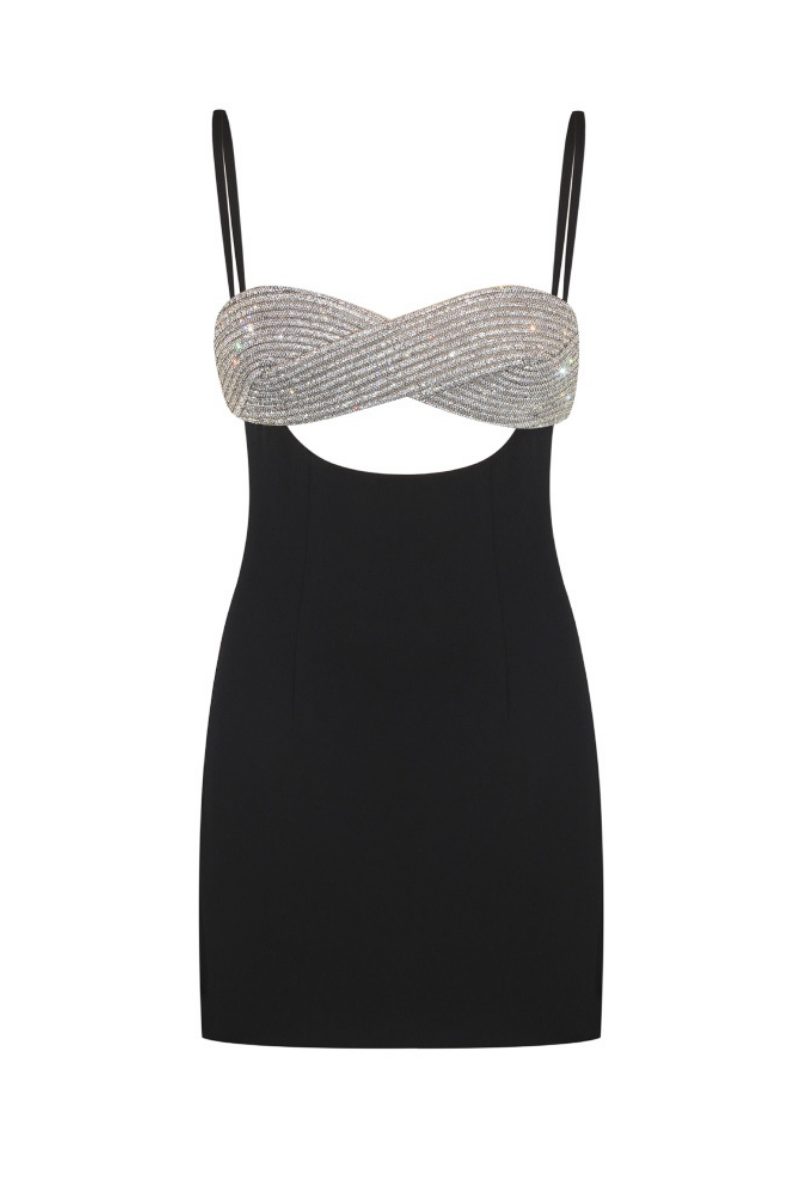 Eternity Crystal Black Dress