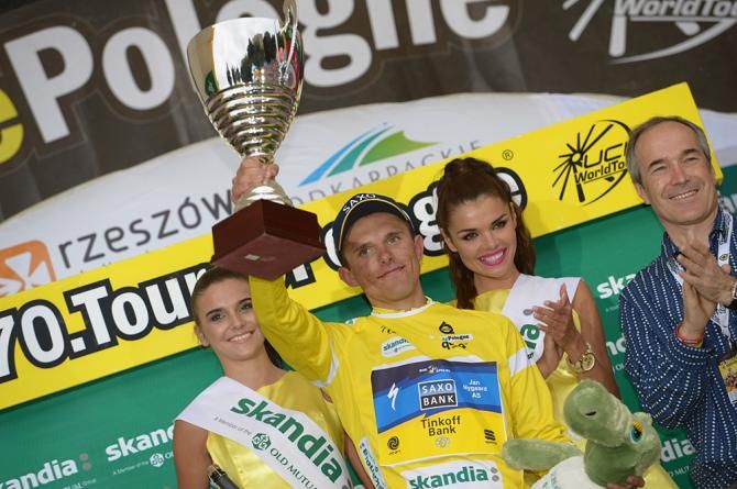 Rafal Majka (Saxo-Tinkoff) in the race lead in Tour of Poland