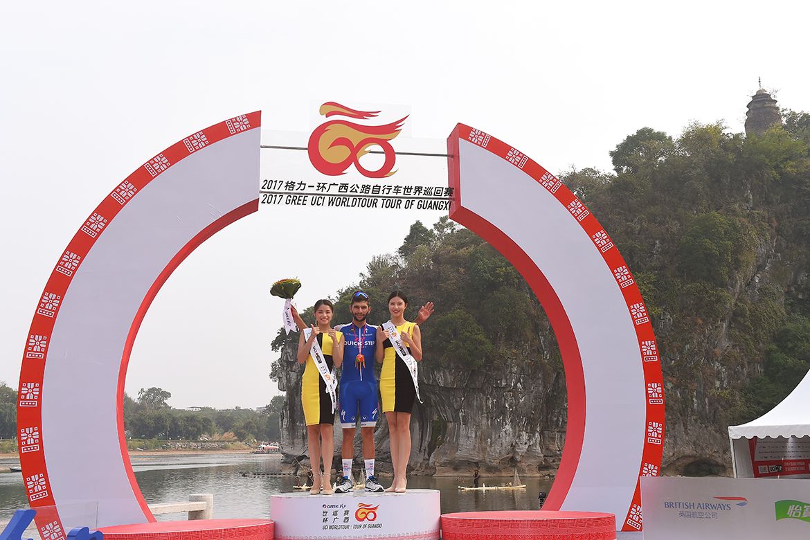 Fernando Gaviria won his fourth stage of the Tour of Guangxi