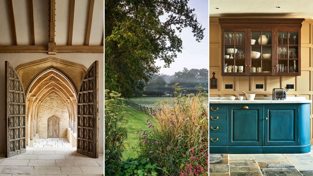 doorway, garden and kitchen