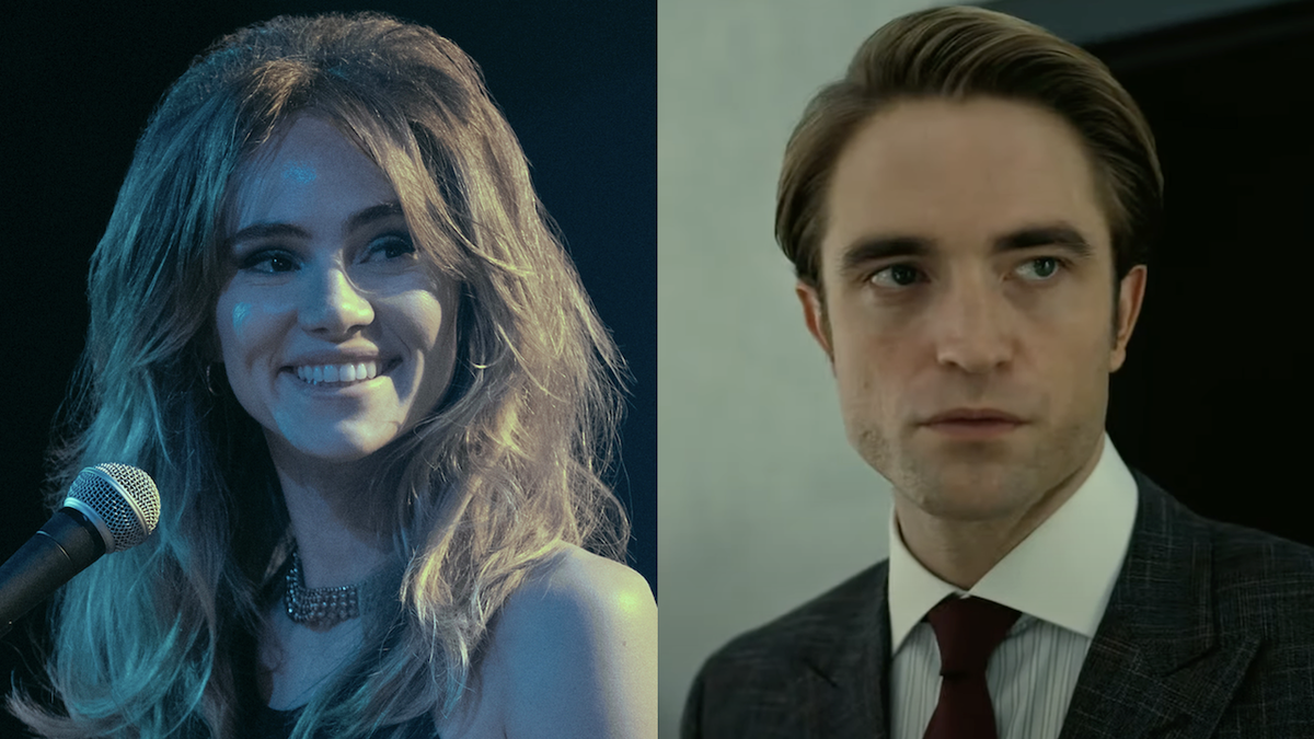 Suki Waterhouse in Daisy Jones and the Six/Robert Pattinson in Tenet