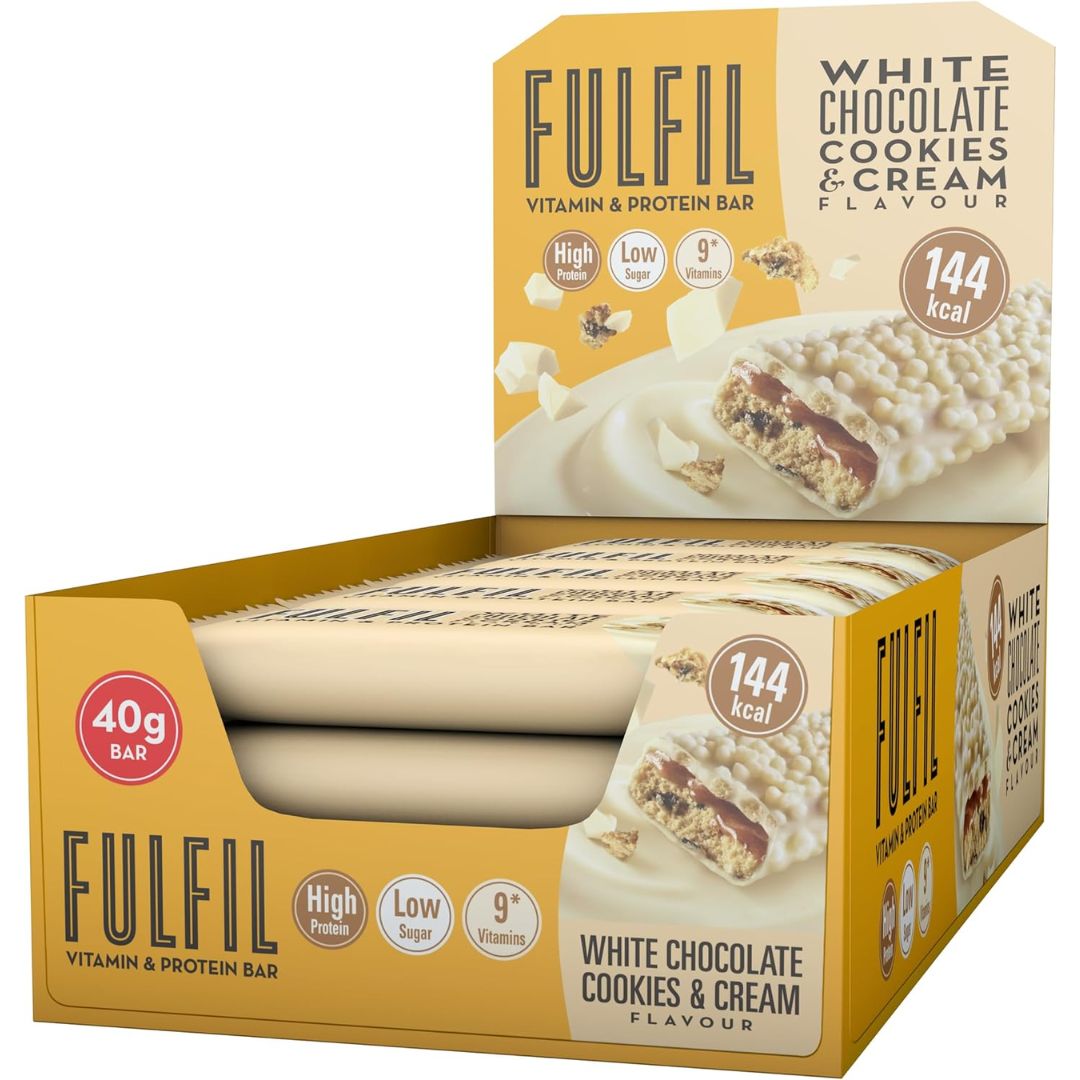 fulfil white chocolate bars