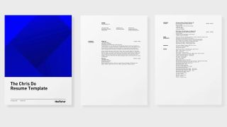 Free resume templates: Chris Do's template