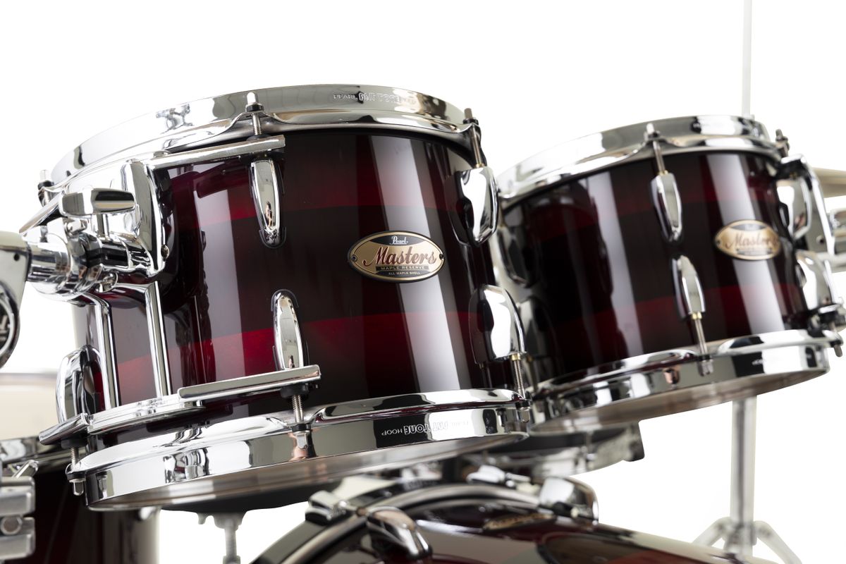 Pearl Masters Maple Reserve: Red Burst Triband
