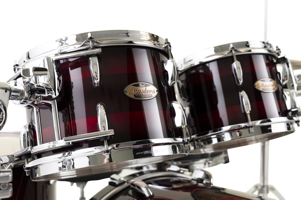 Pearl Masters Maple Reserve: Red Burst Triband