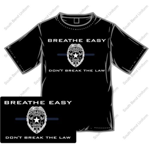 Indiana policeman sparks outrage with &amp;#039;Breathe easy&amp;#039; shirts