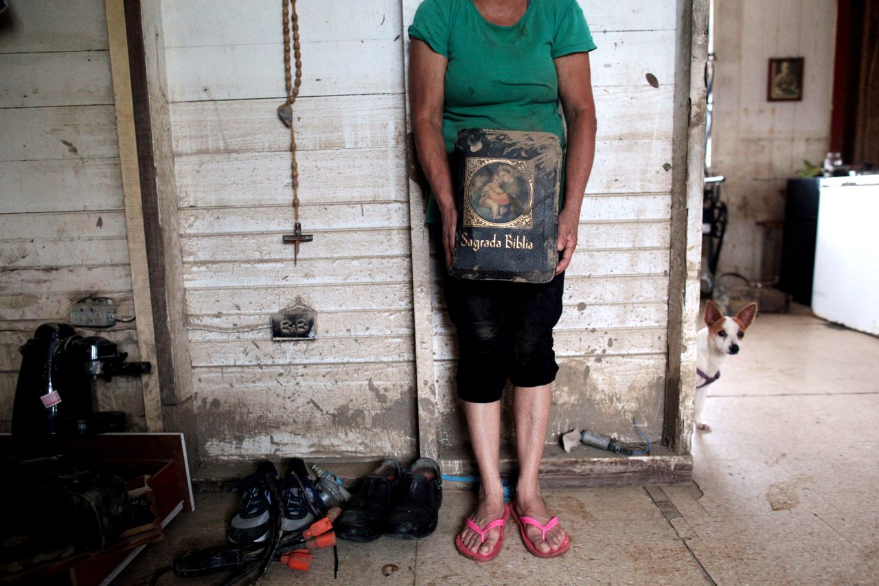 A woman in Puerto Rico.