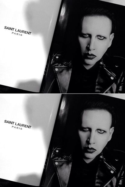 Marilyn Manson is the new face of Saint Laurent
